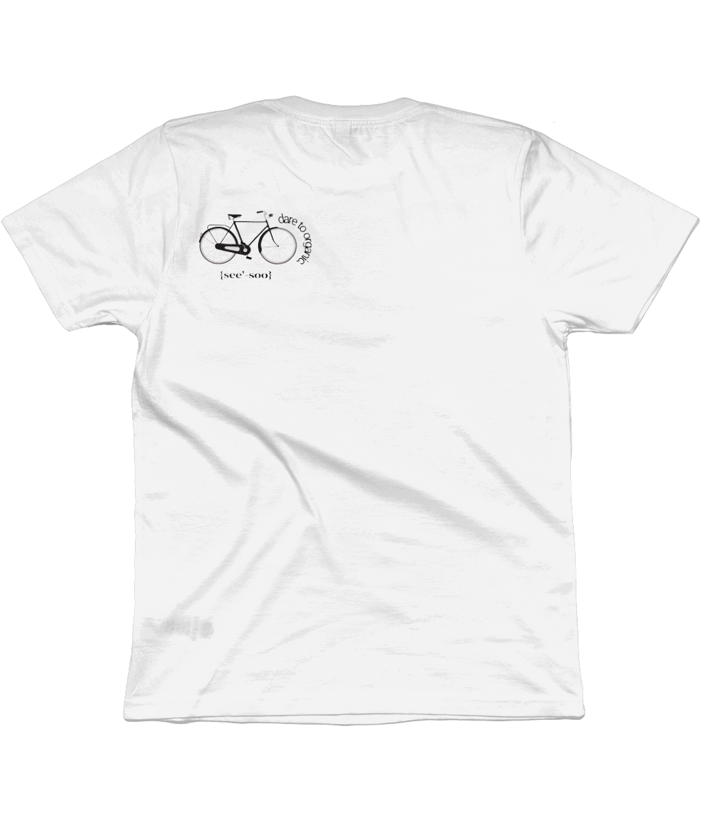 See'-soo "Dare to" Organic Cotton T-shirt, Bicycle