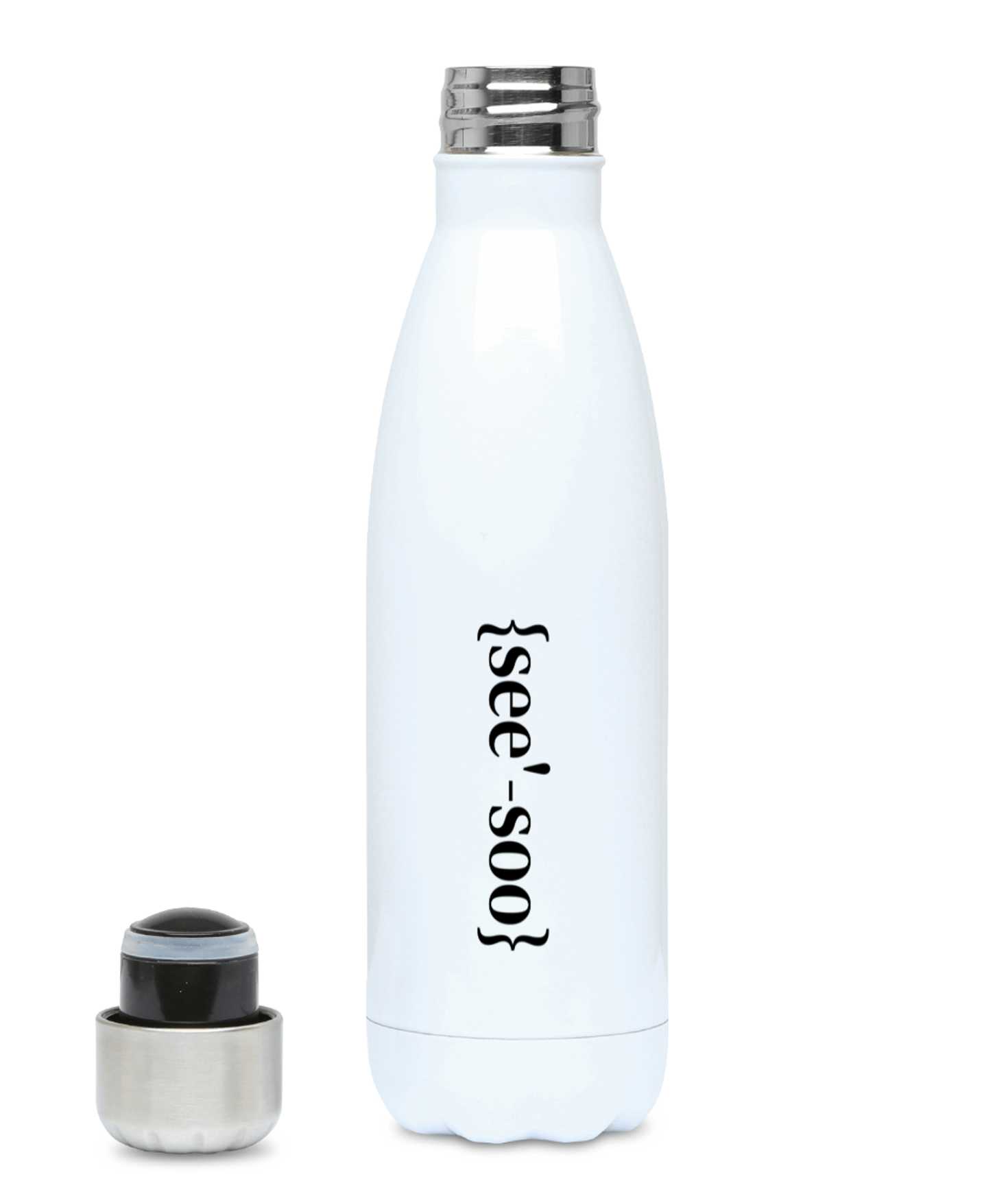 See'-soo "Signature" Water Bottle, Dare to Re-Use, 500ml