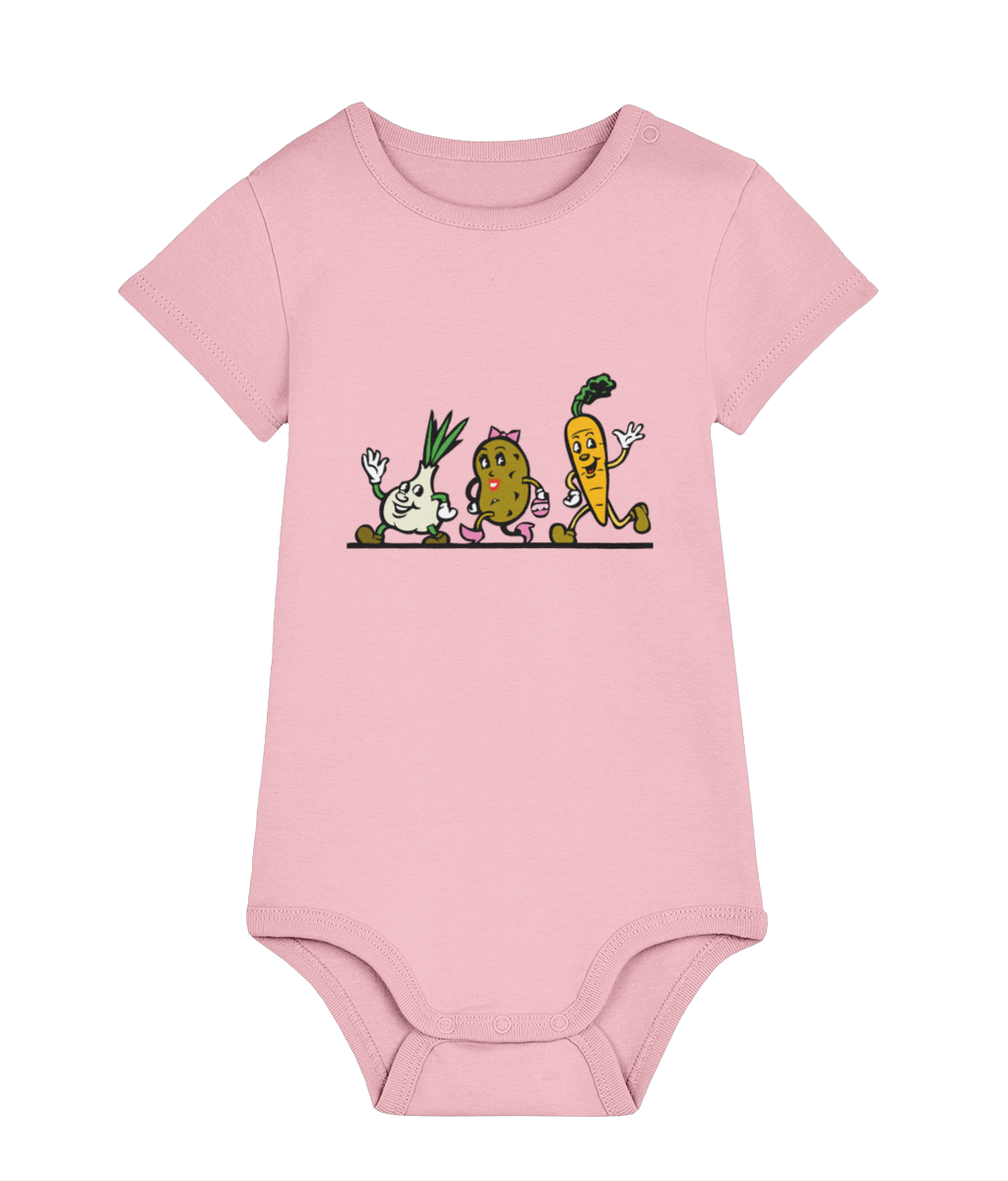 See'-soo Baby "Vegetables" 100% Organic Cotton Bodysuit