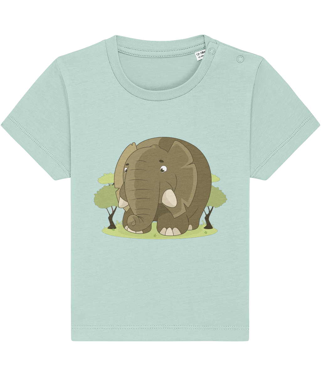 See'-soo Baby "Big Elephant" 100% Organic Cotton T-Shirt