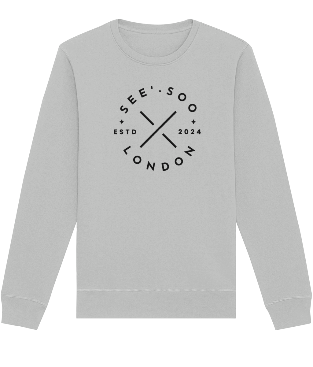 See'-soo "Vibe" Organic Cotton Sweatshirt, Light