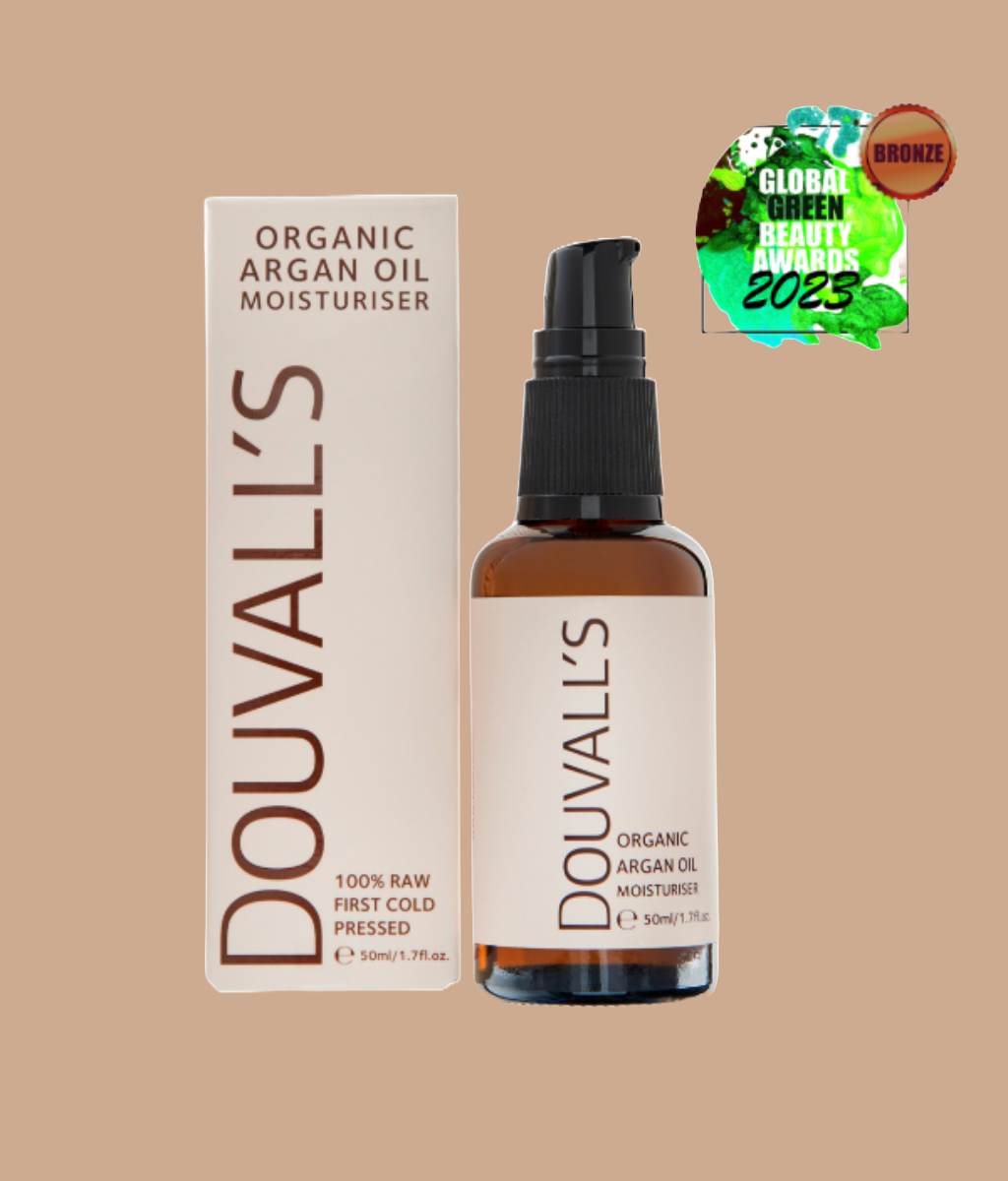 Douvall's Organic 1st Cold Pressed Argan Oil Moisturiser, 50ml