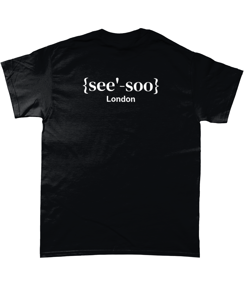 See'-soo "Urban" 100% Cotton T-shirt, Dark