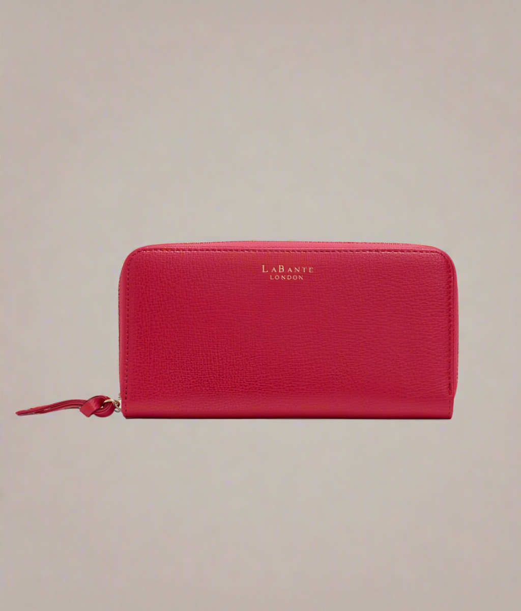 LaBante Serene Pink Zip Around Wallet, Vegan