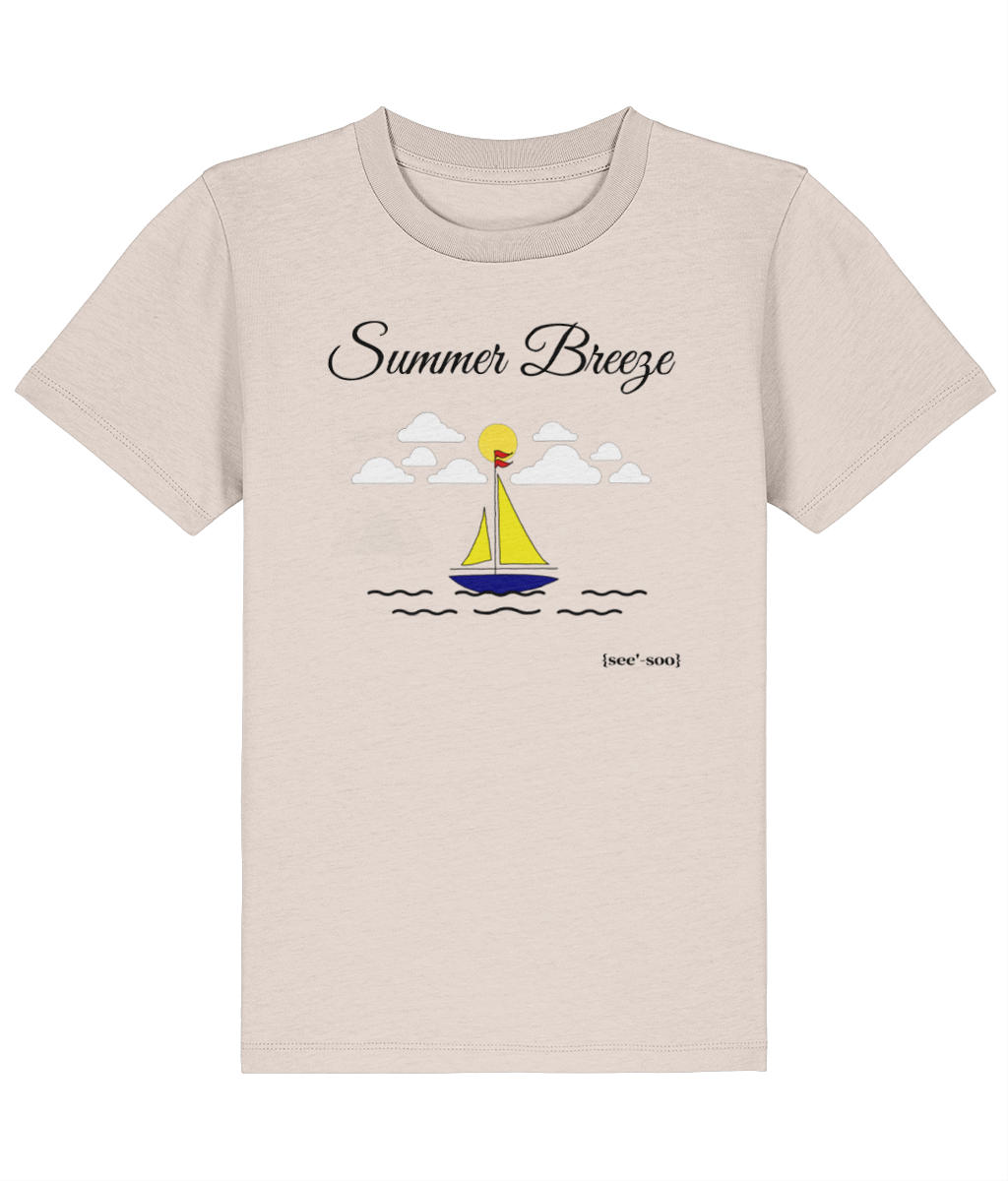 See'-soo Kids "Sailboat" 100% Organic Cotton T-Shirt