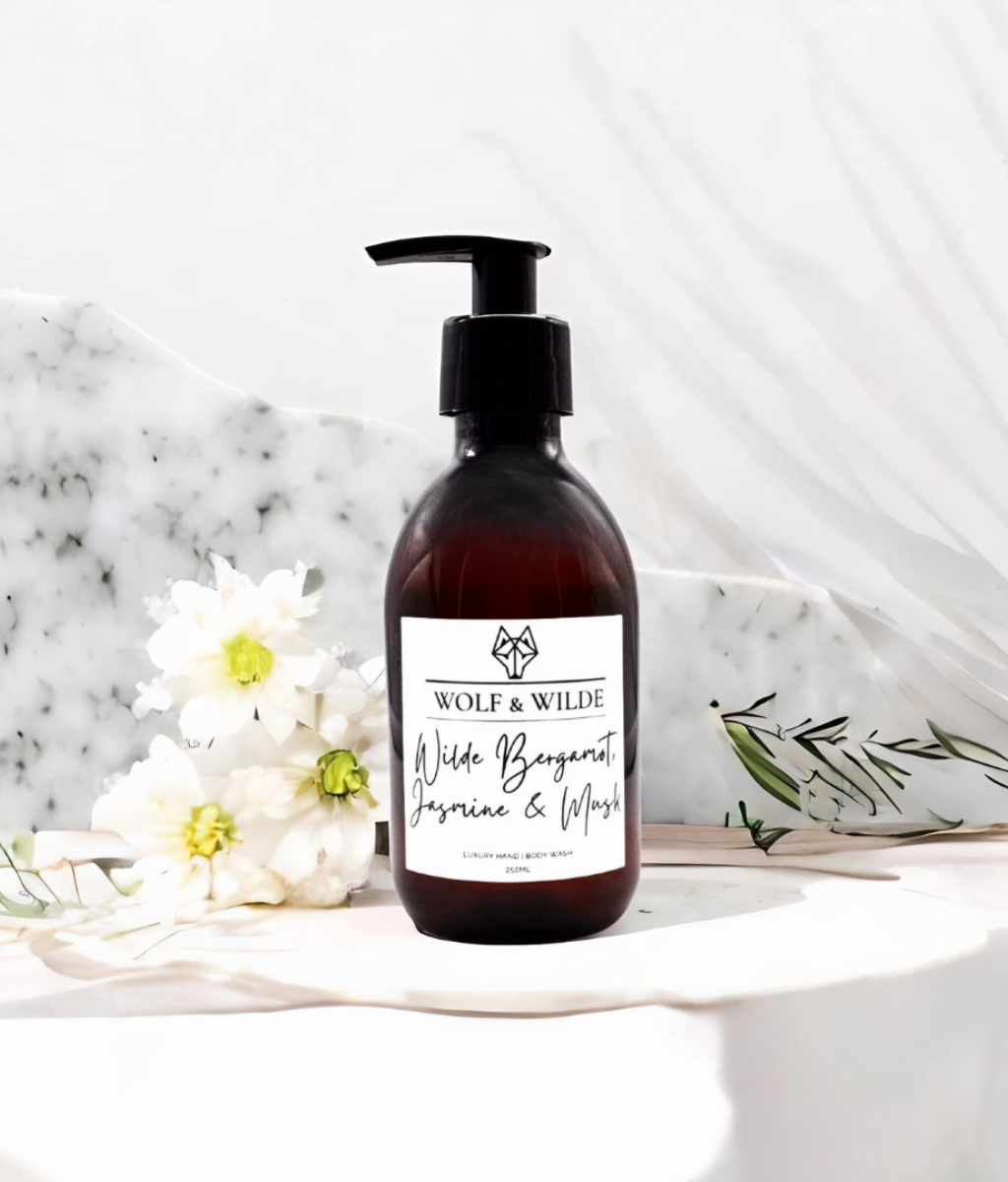 Wilde Bergamot, Jasmine & Musk Luxury 2 In 1 Liquid Soap - Hand & Body 250ML-0