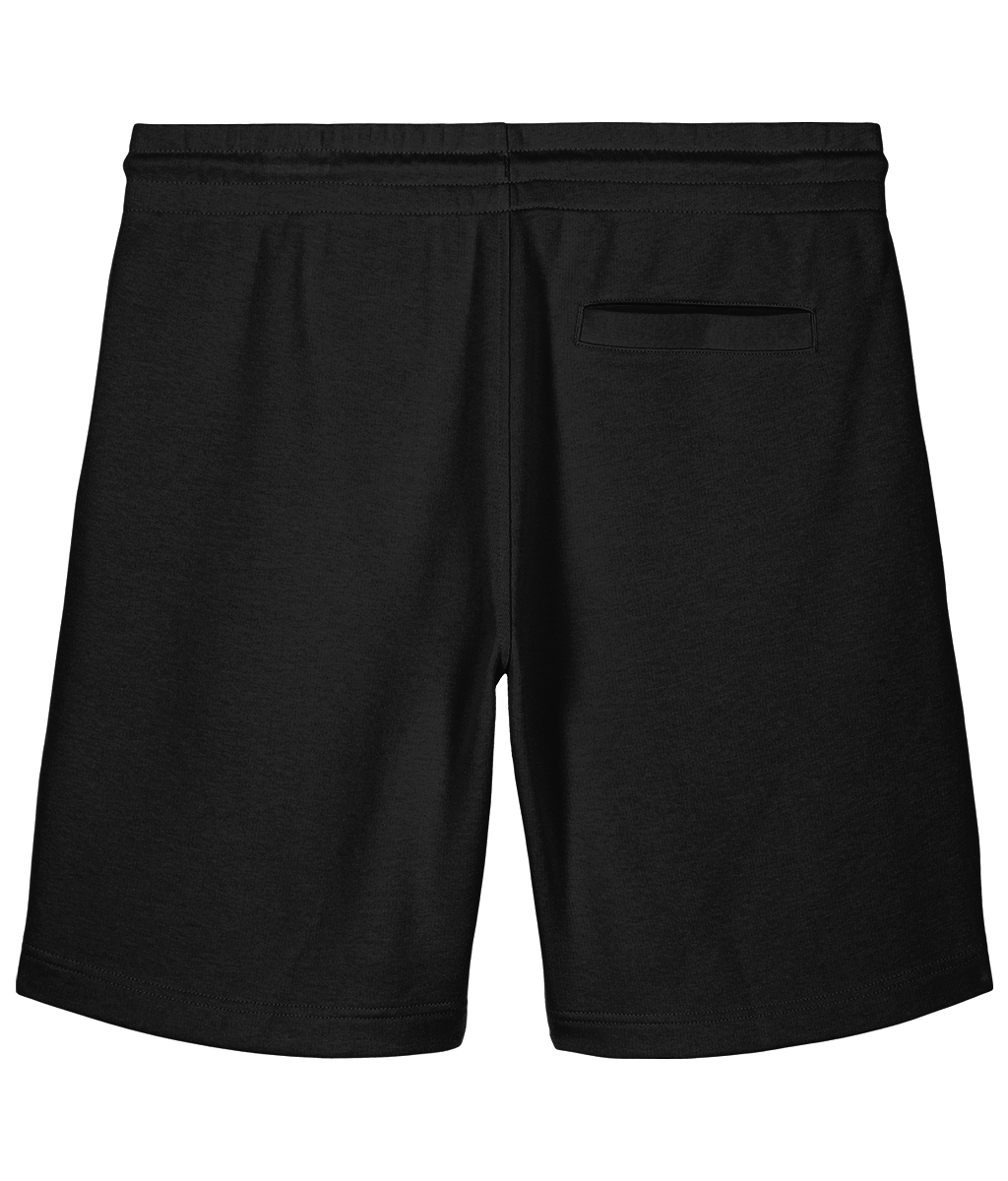 See'-soo "Classic" Cotton Jogger Shorts, Black