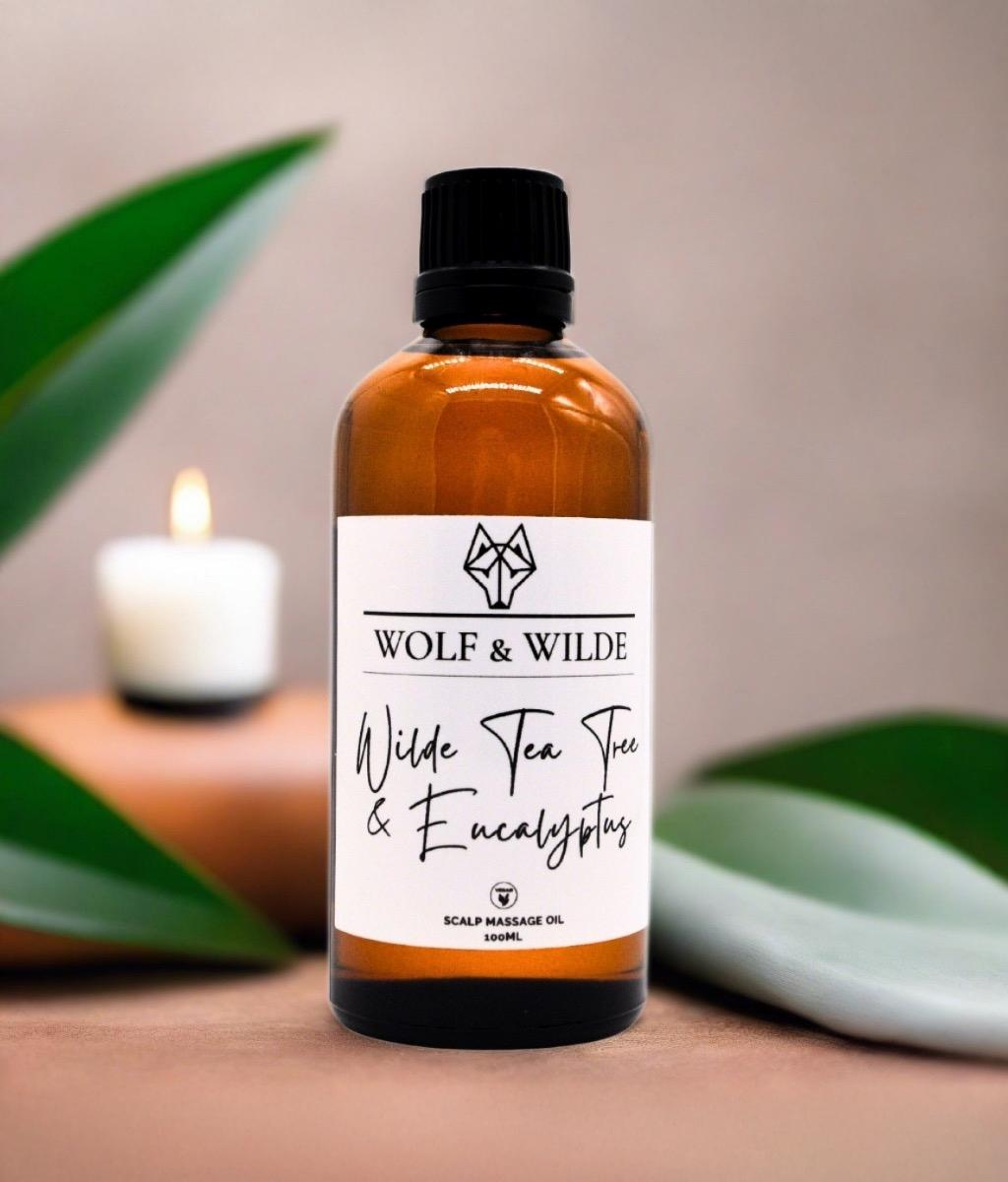 Wilde Tea Tree & Eucalyptus Scalp Massage Oil | 100ML-0