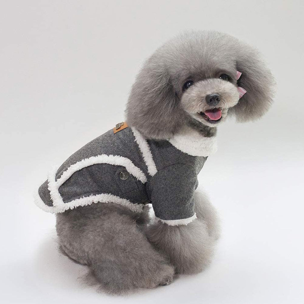 Dark Winter Dog Coat by Doggy Doo Little-1