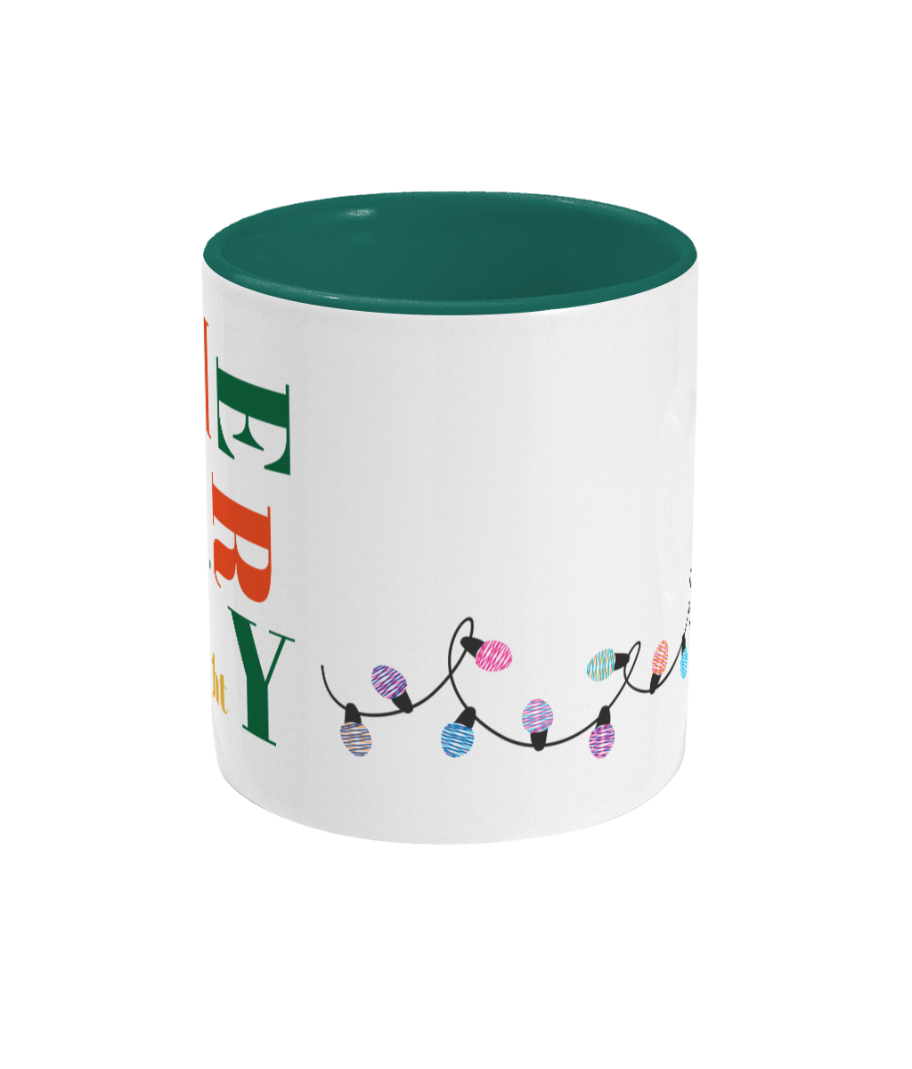 See’-Soo Two-Toned Merry and Bright Mug