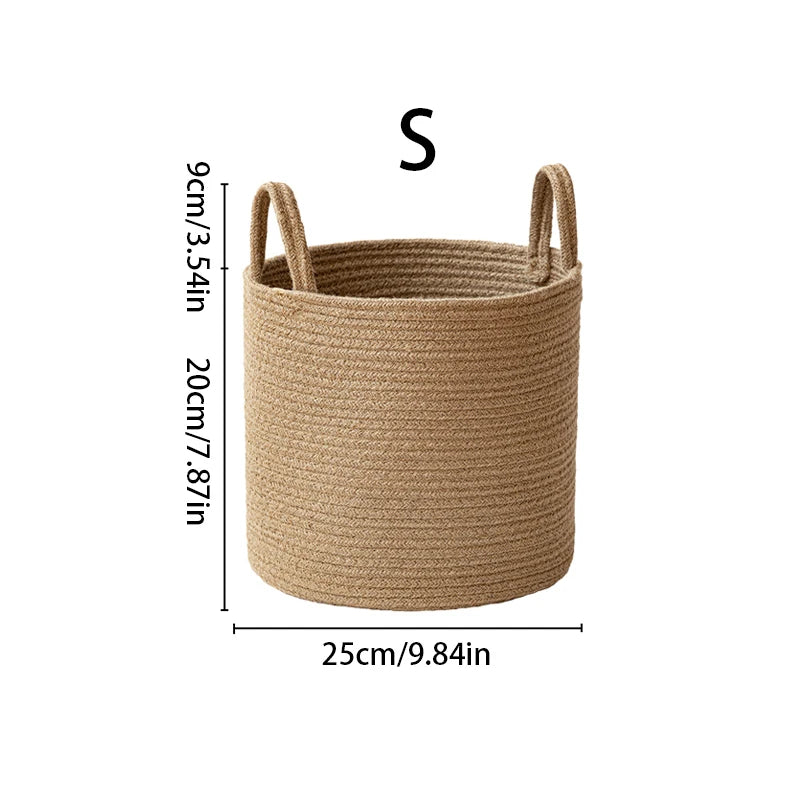 Handmade Woven  Basket Foldable-4