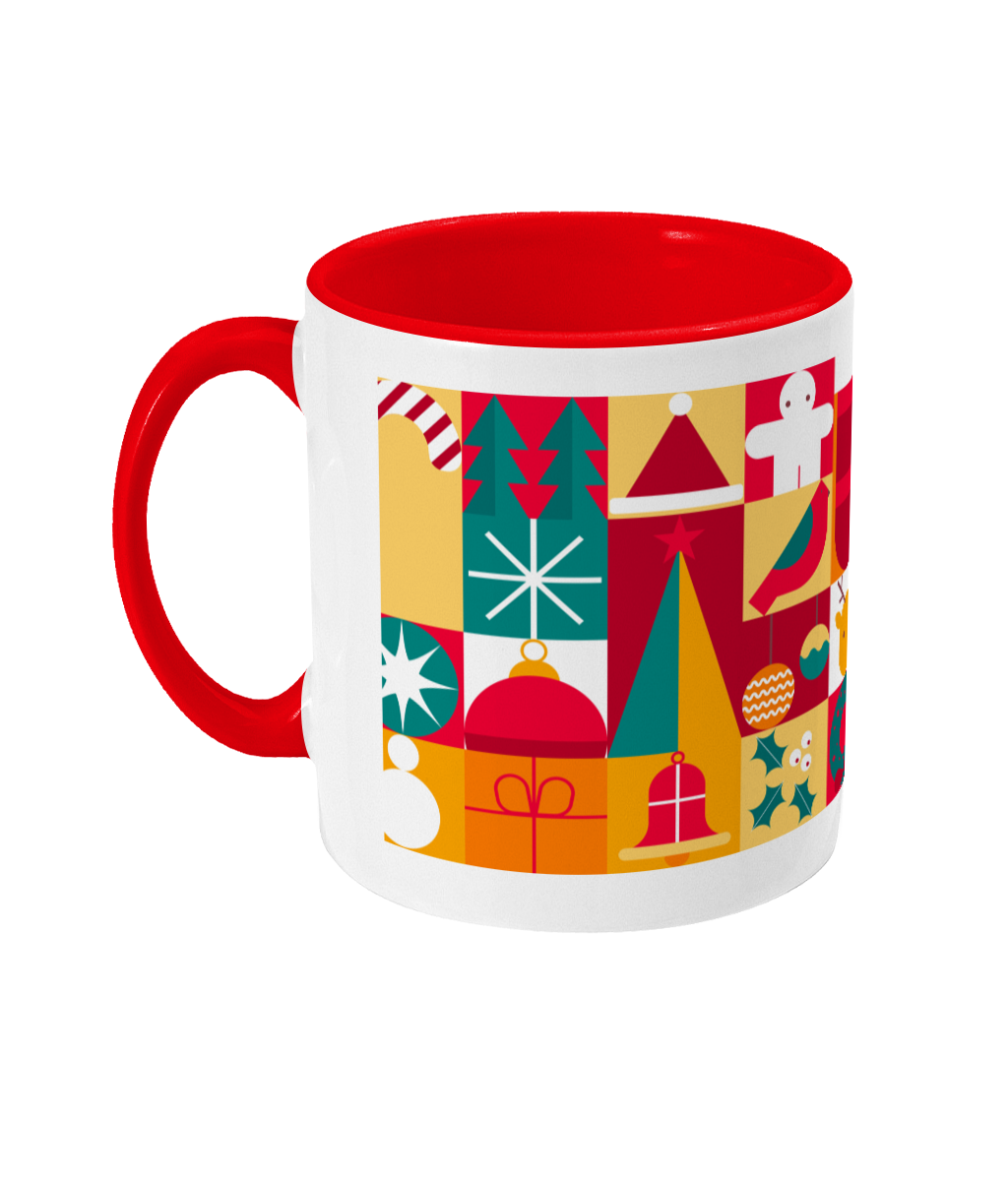 See-‘Soo Two-Toned Christmas Mug, Red