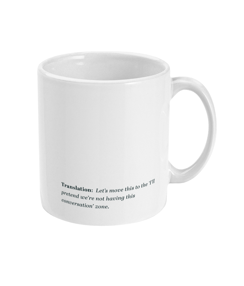 See’-Soo “Take it Offline” White Mug