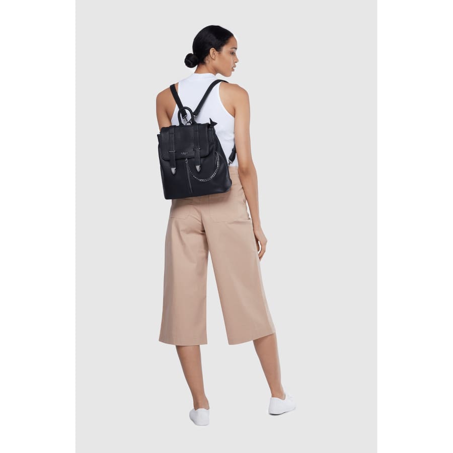 Agnes Brown Vegan Backpack-2