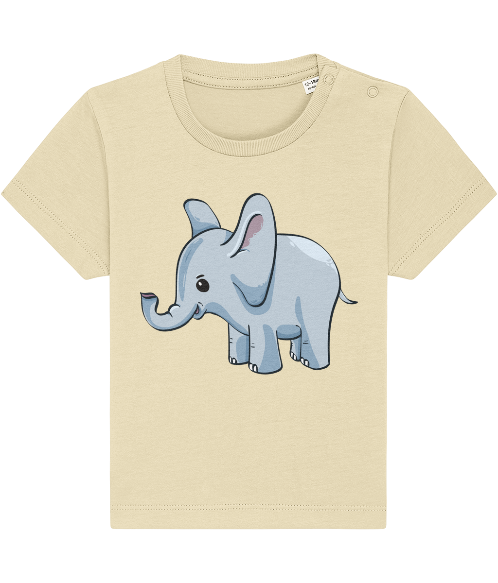 See'-soo Baby "Elephant" 100% Organic Cotton T-Shirt