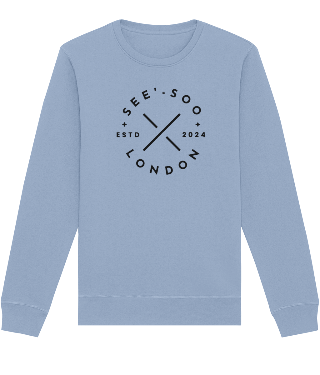 See'-soo "Vibe" Organic Cotton Sweatshirt, Light