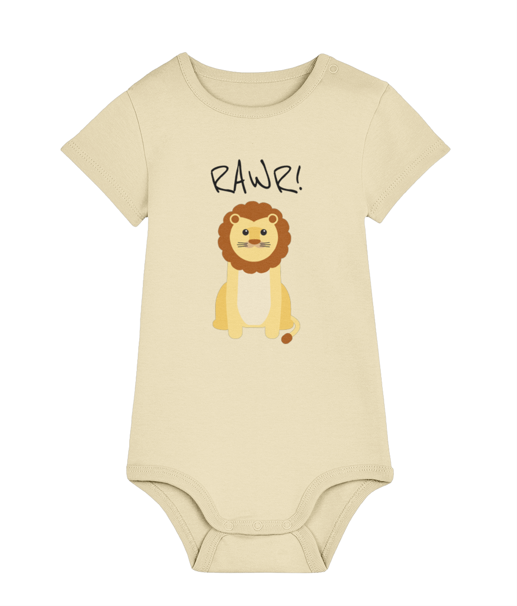 See'-soo Baby "Lion" 100% Organic Cotton Bodysuit