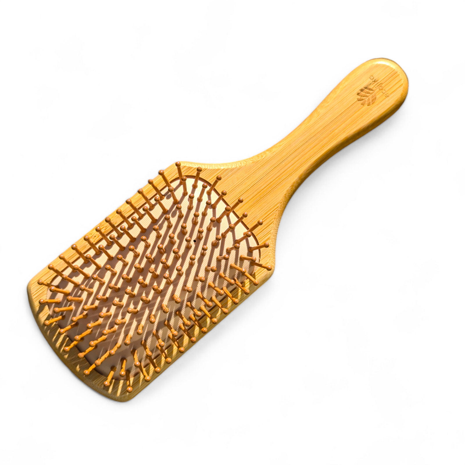 Natural Wooden Bamboo Paddle Hair Brush | Sustainable Handle and Pins-2