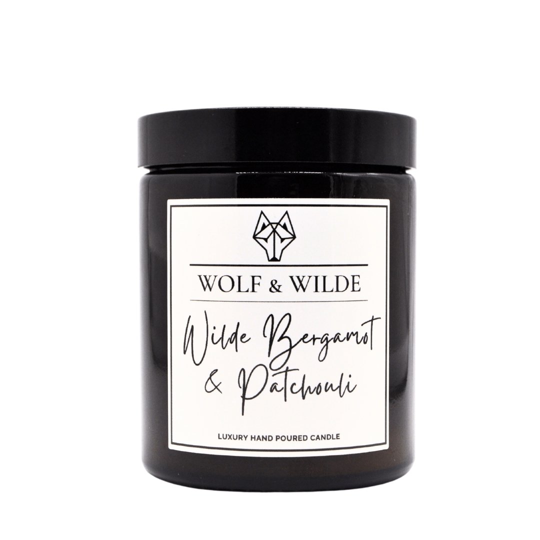 Bergamot & Patchouli Luxury Aromatherapy Scented Candle-1