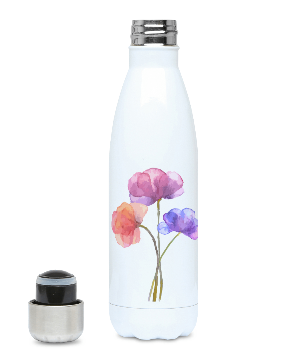 See'-soo "Signature" Water Bottle, Flowers, 500ml