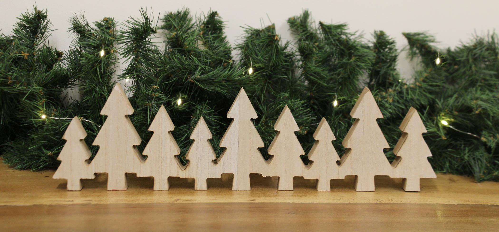 Freestanding Row of Christmas Trees-4