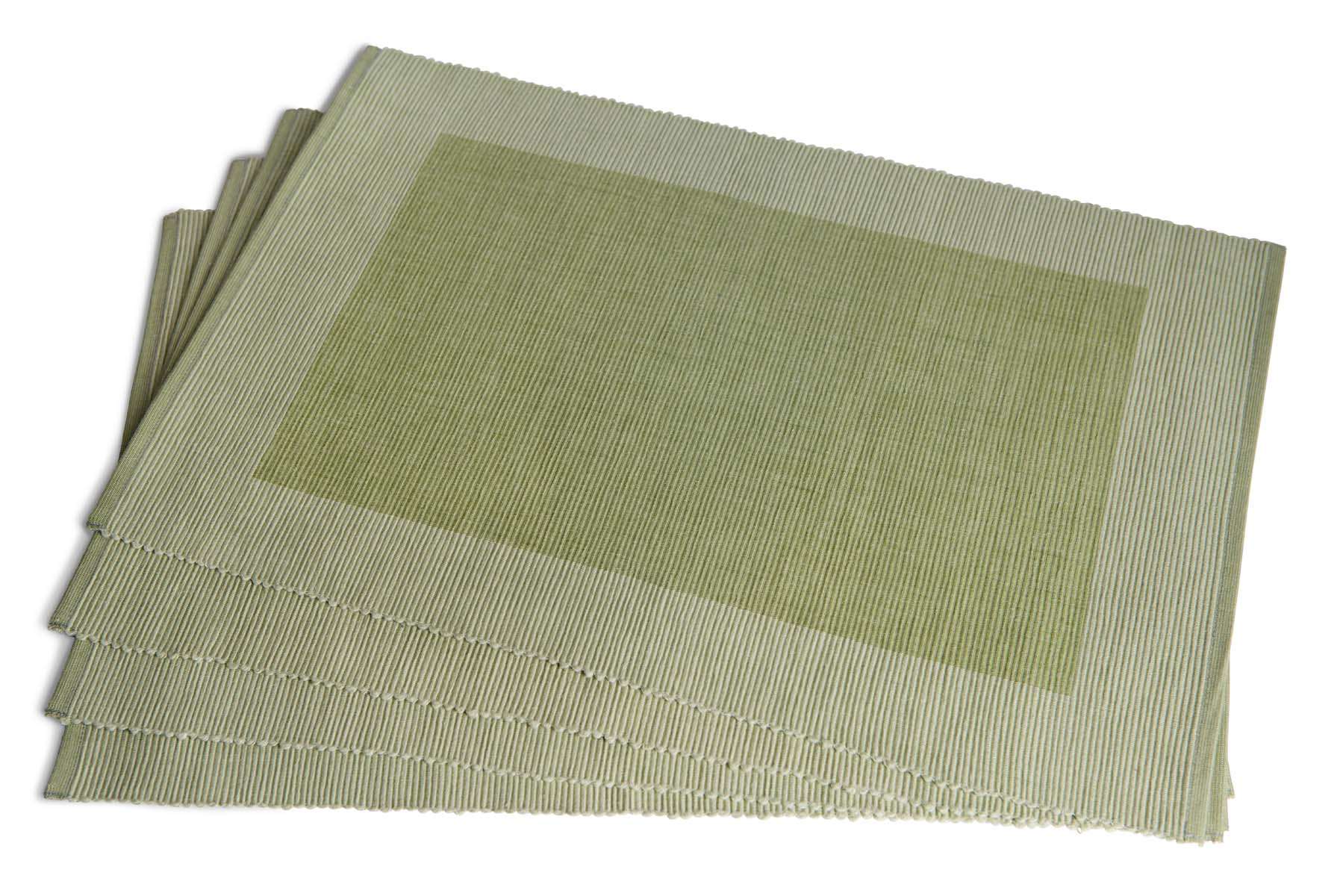 Luxury Placemats Green - 4 Pack-1