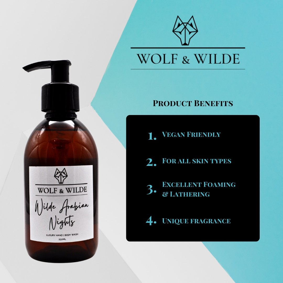 Wilde Arabian Nights Luxury 2 In 1 Liquid Soap - Hand & Body 250ML-2