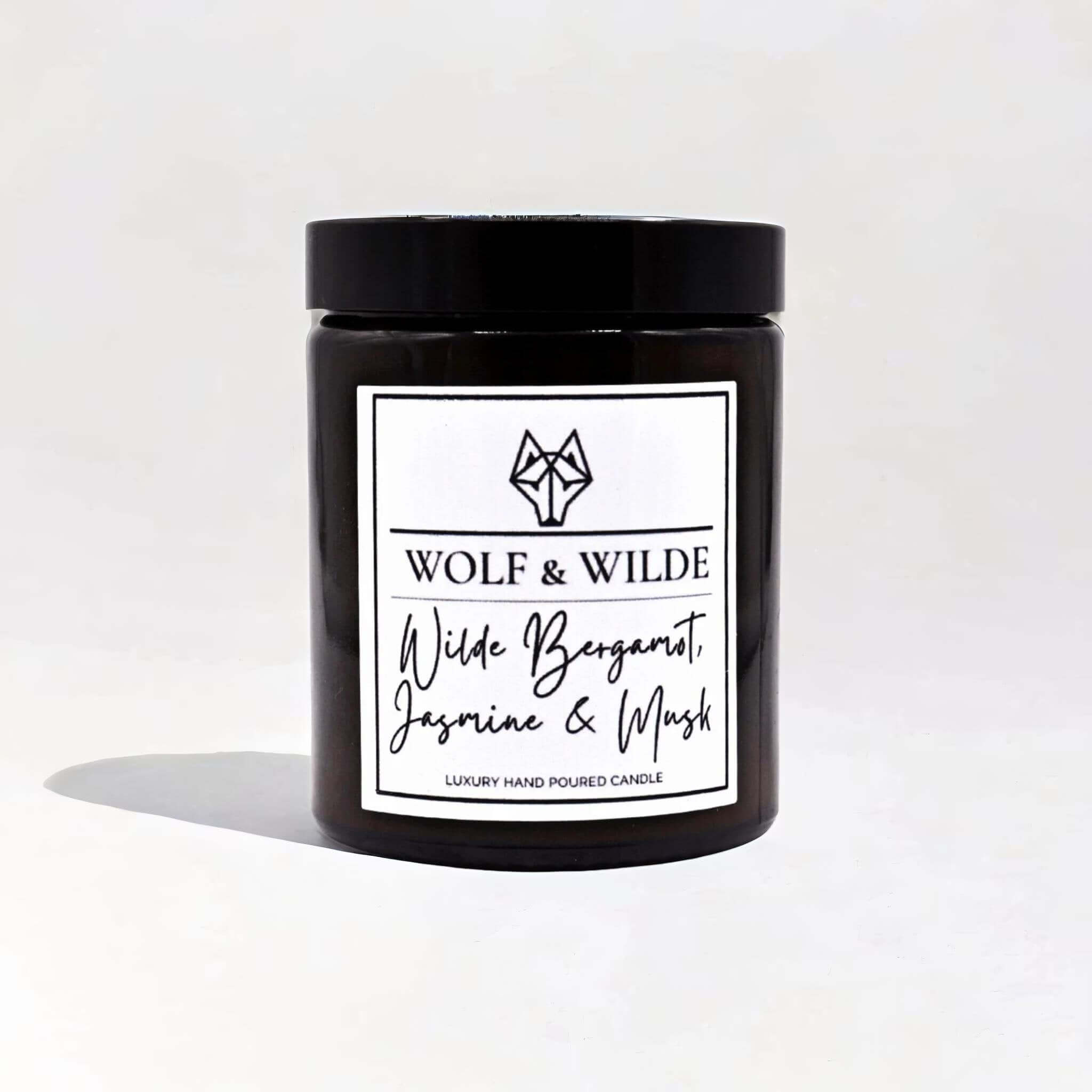 Wilde Bergamot, Jasmine & Musk Luxury Aromatherapy Scented Candle-1