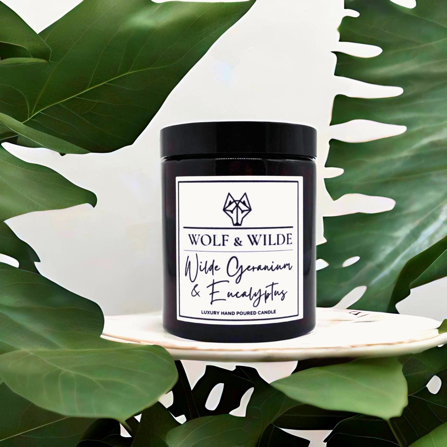 Wilde Geranium & Eucalyptus Luxury Aromatherapy Scented Candle-0