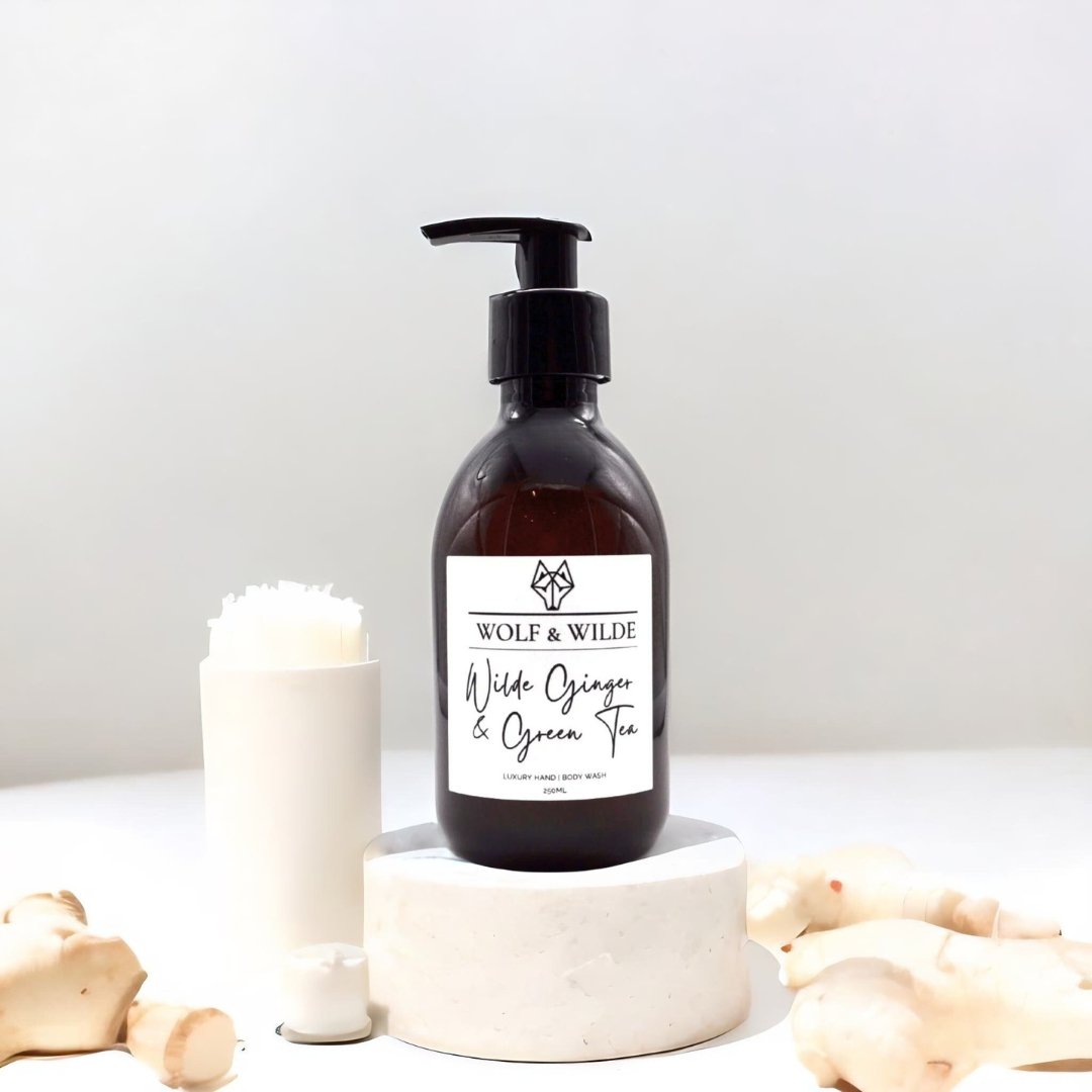 Wilde Ginger & Green Tea Luxury 2 In 1 Liquid Soap - Hand & Body 250ML-0