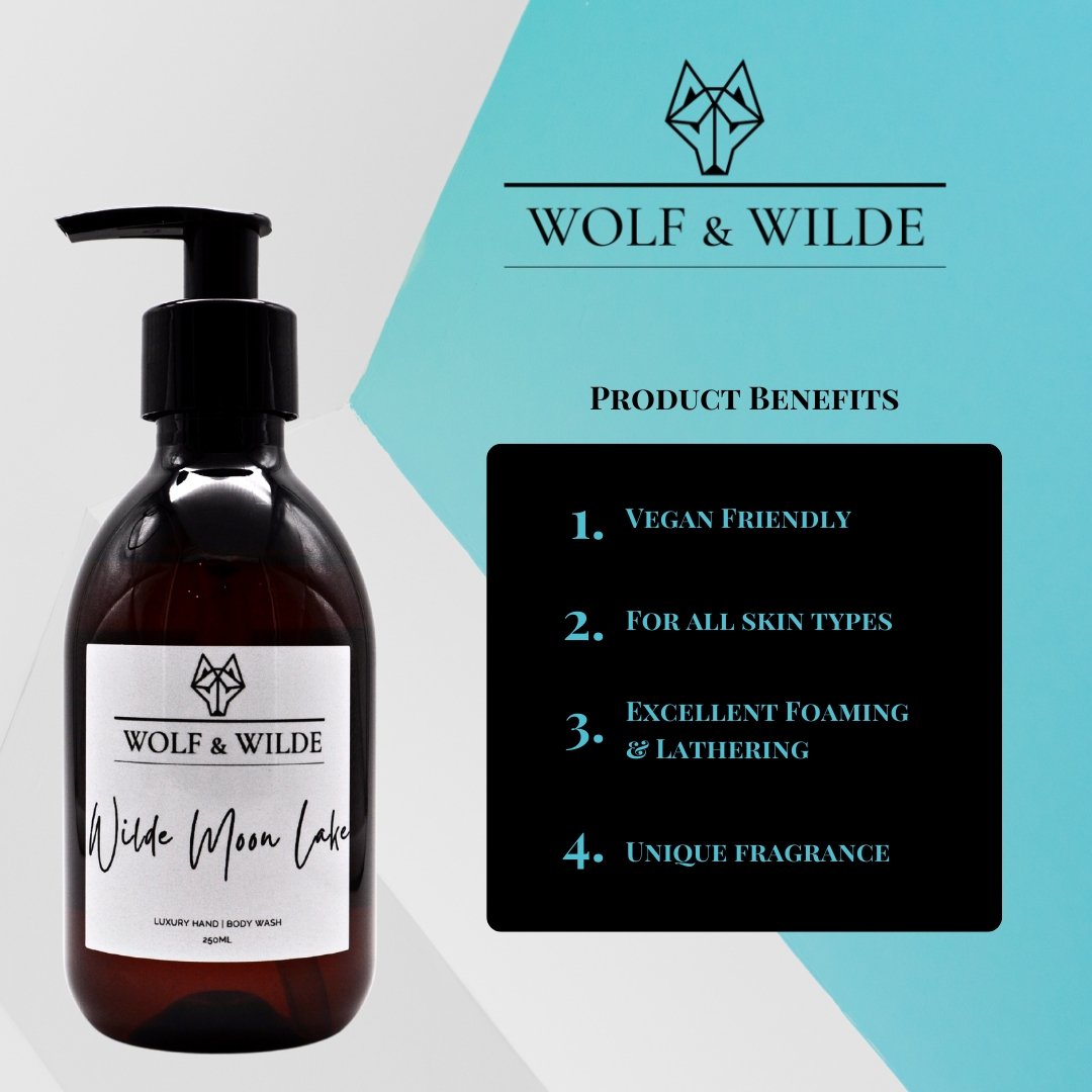 Wilde Moon Lake Luxury 2 In 1 Liquid Soap - Hand & Body 250ML-2