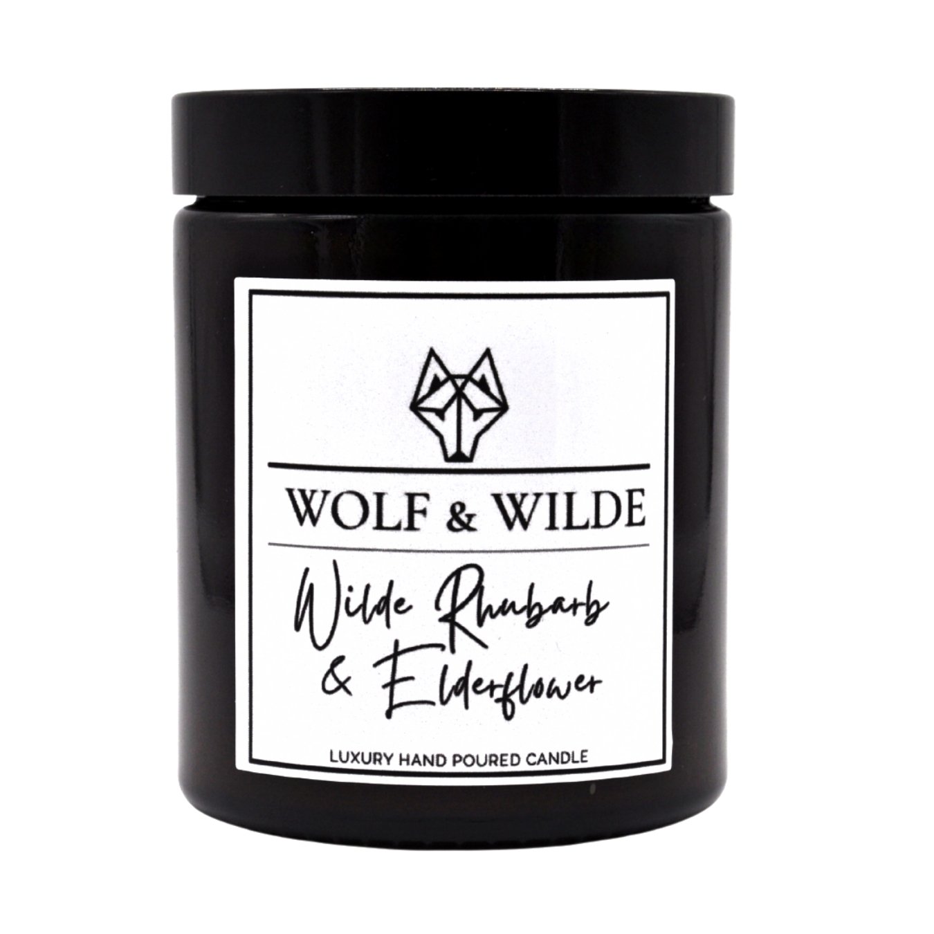 Wilde Rhubarb & Elderflower Luxury Handmade Scented Candle-1